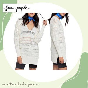 Free People Hot Tropics V-neck Sweater